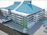 GRC Cladding Panel Proyek Pasar Bontang