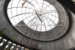 proses pemasangan GRC kubah masjid 6443