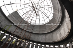 proses pemasangan GRC kubah masjid 6444
