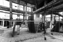 proses pemasangan GRC kubah masjid 6478