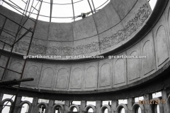 proses pemasangan GRC kubah masjid 7523