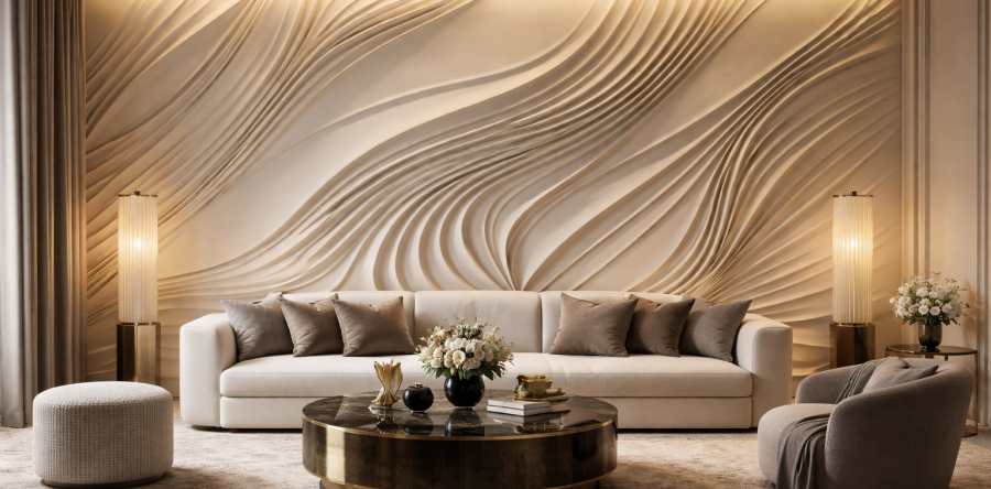 Wall Line Jadi Tren Interior 2025: Kenapa Banyak Desainer Mulai Meninggalkan Dinding Polos?