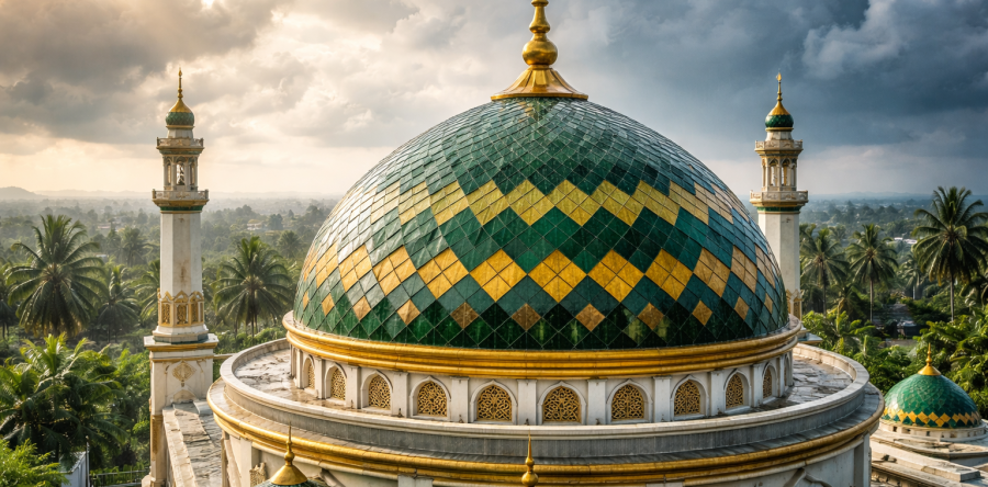 Ketahanan Kubah Masjid GRC: Analisis Ketahanan Material dan Umur Pakai pada Iklim Tropis