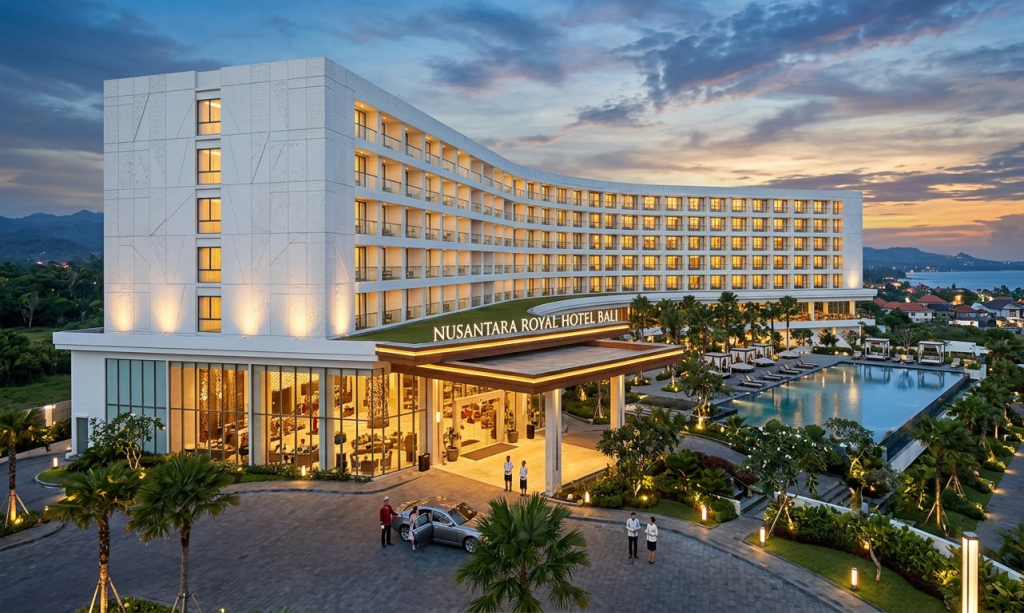 GRC menjadi material fasad pilihan proyek hotel bintang lima di Indonesia berkat kombinasi estetika tinggi dan ketahanan jangka panjang.