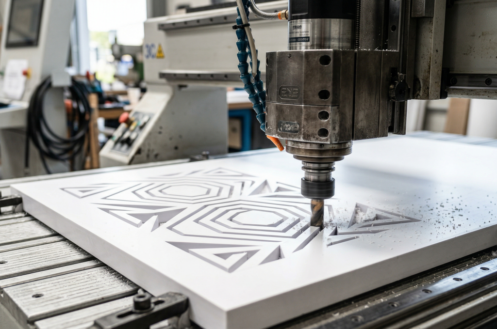 Teknologi fabrikasi berbasis digital memungkinkan kami memproduksi ornamen dengan tingkat kerumitan tinggi tanpa mengorbankan ketajaman detail.